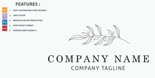 Шаблон логотипа на тему графика