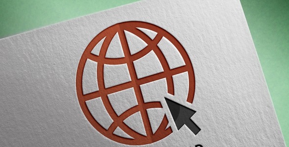 Шаблон логотипа на тему графика