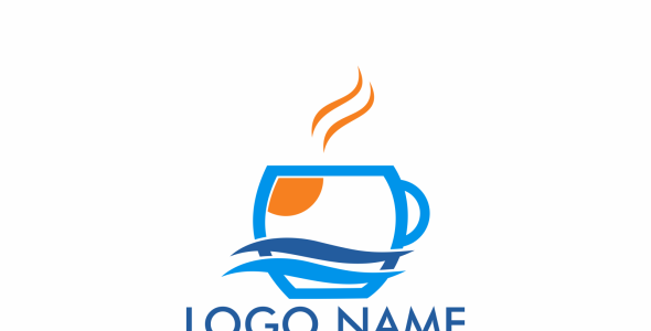 Шаблон логотипа на тему графика