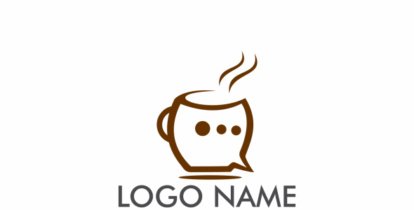 Шаблон логотипа на тему графика