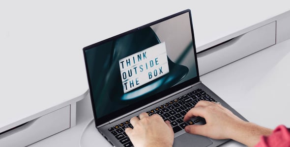 Мокап для продукта на тему графика