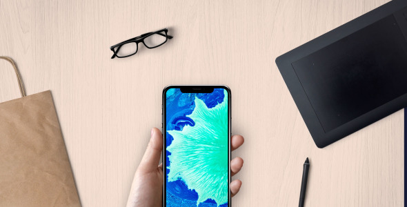 Мокап для продукта на тему графика