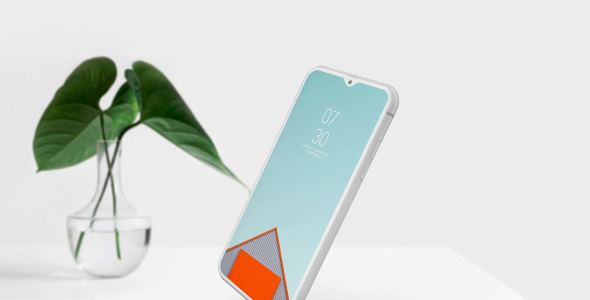 Мокап для продукта на тему графика