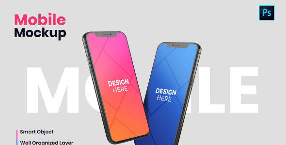 Мокап для продукта на тему графика