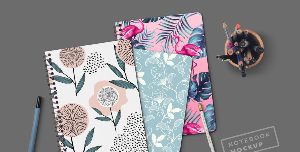 Мокап для продукта на тему графика