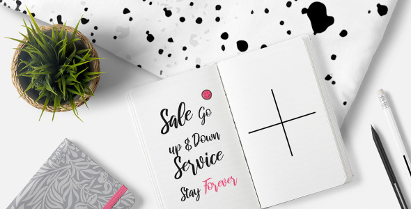 Мокап для продукта на тему графика