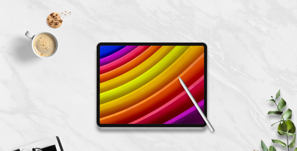 Мокап для продукта на тему графика