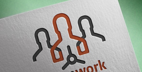 Шаблон логотипа на тему графика