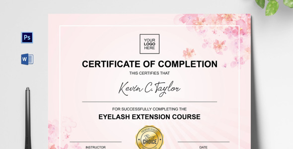 Шаблон сертификата на тему графика