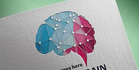 Шаблон логотипа на тему графика