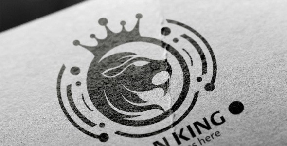 Шаблон логотипа на тему графика