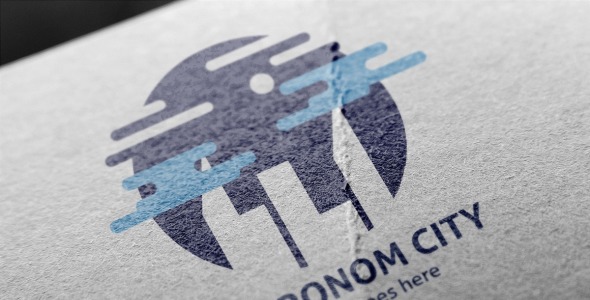 Шаблон логотипа на тему графика