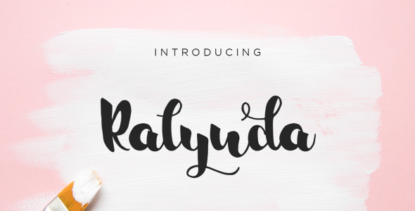 Шрифт на тему графика