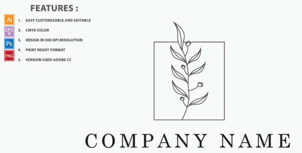 Шаблон логотипа на тему графика