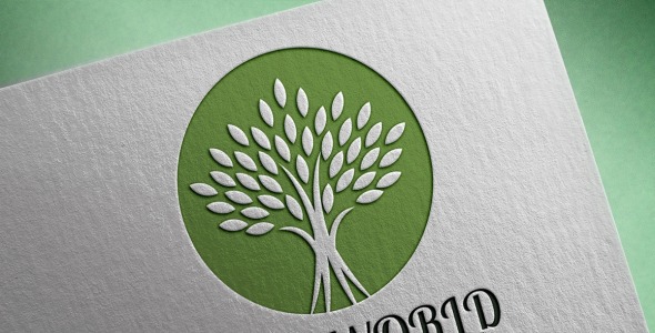 Шаблон логотипа на тему графика