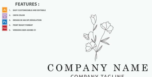 Шаблон логотипа на тему графика