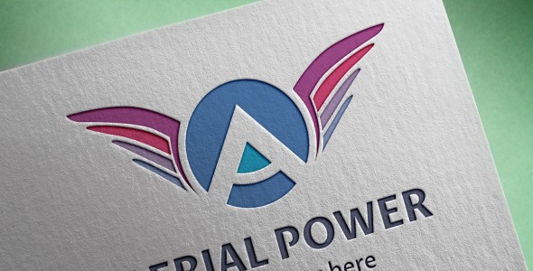 Шаблон логотипа на тему графика