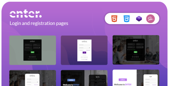 Login and Register Specialty Page
