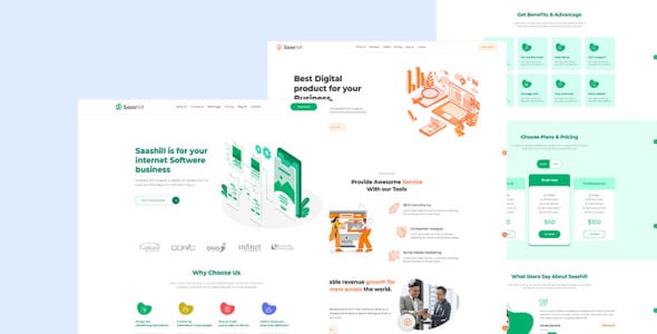 Software Website Template