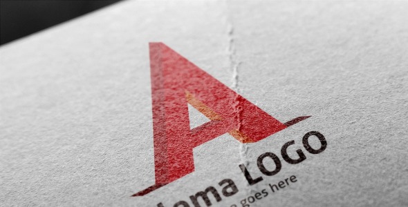 Шаблон логотипа на тему графика