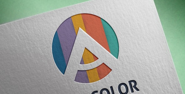 Шаблон логотипа на тему графика