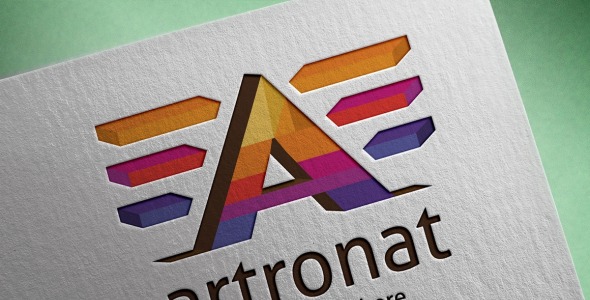 Шаблон логотипа на тему графика