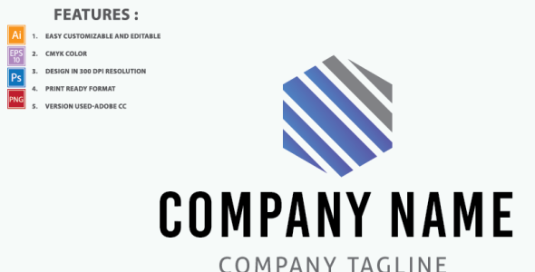 Шаблон логотипа на тему графика