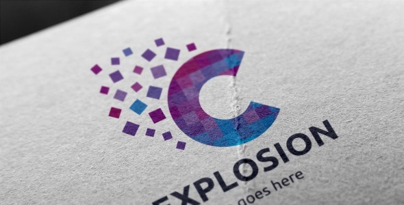 Шаблон логотипа на тему графика