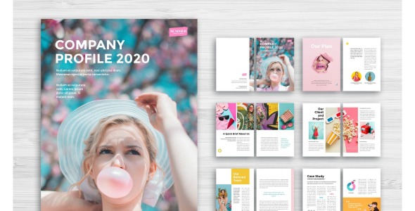 Фирменный стиль на тему графика