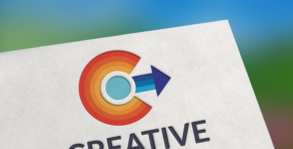 Шаблон логотипа на тему графика