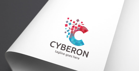 Шаблон логотипа на тему графика