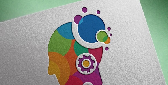 Шаблон логотипа на тему графика