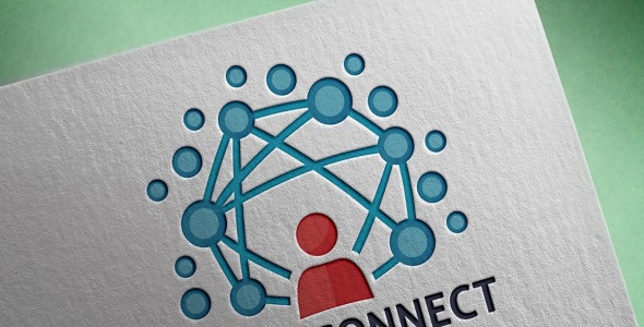 Шаблон логотипа на тему графика