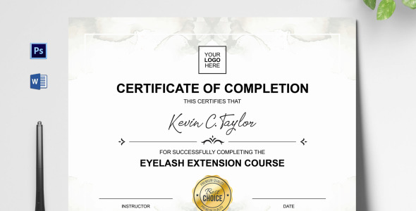 Шаблон сертификата на тему графика