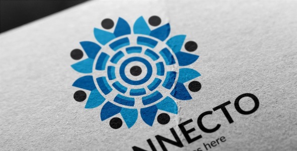 Шаблон логотипа на тему графика