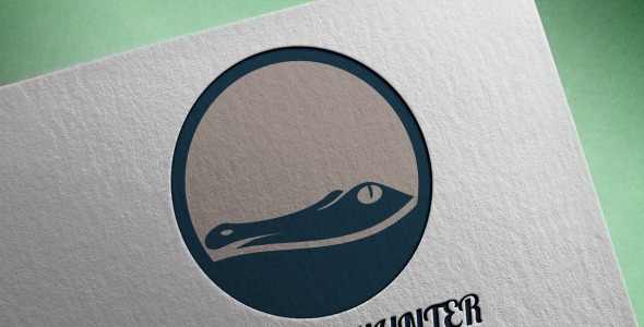 Шаблон логотипа на тему графика