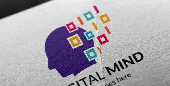 Шаблон логотипа на тему графика