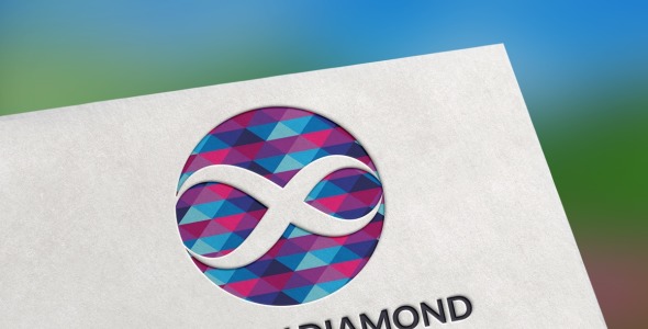 Шаблон логотипа на тему графика