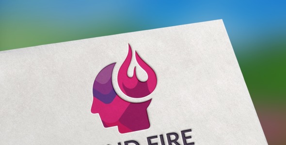 Шаблон логотипа на тему графика