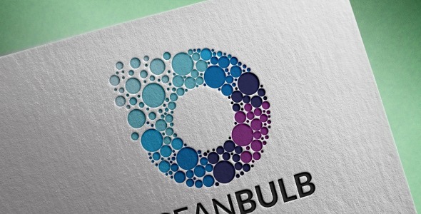 Шаблон логотипа на тему графика