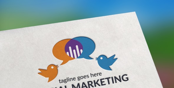 Шаблон логотипа на тему графика