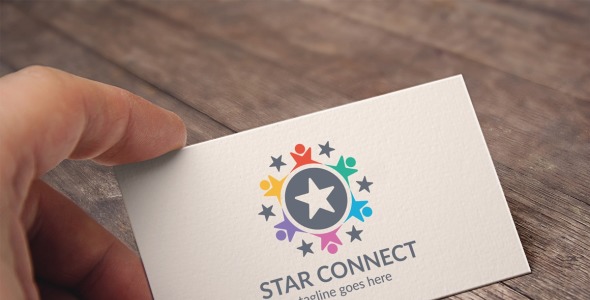 Шаблон логотипа на тему графика