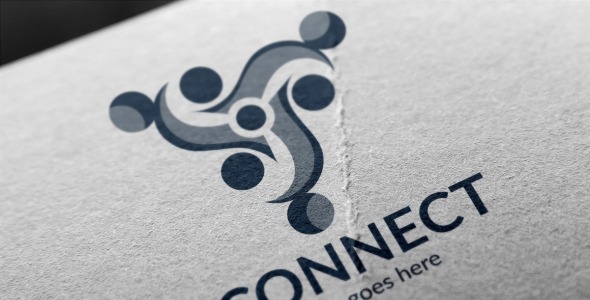 Шаблон логотипа на тему графика