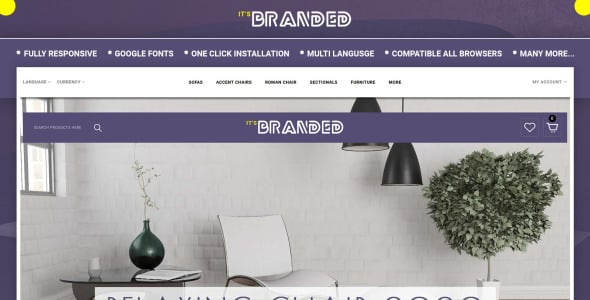 Furniture Store OpenCart Template