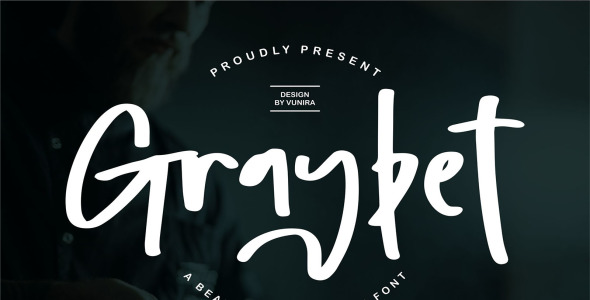 Шрифт на тему графика