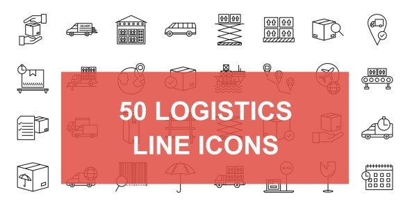 Набор иконок на тему industrial