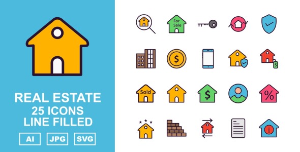 Набор иконок на тему city