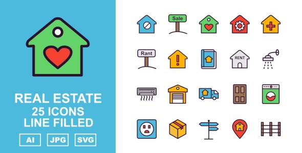 Набор иконок на тему city