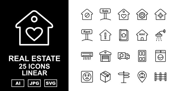 Набор иконок на тему city