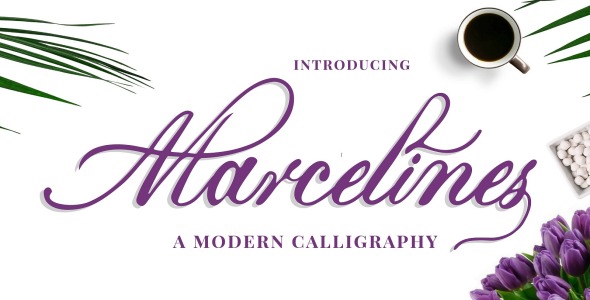 Шрифт на тему графика